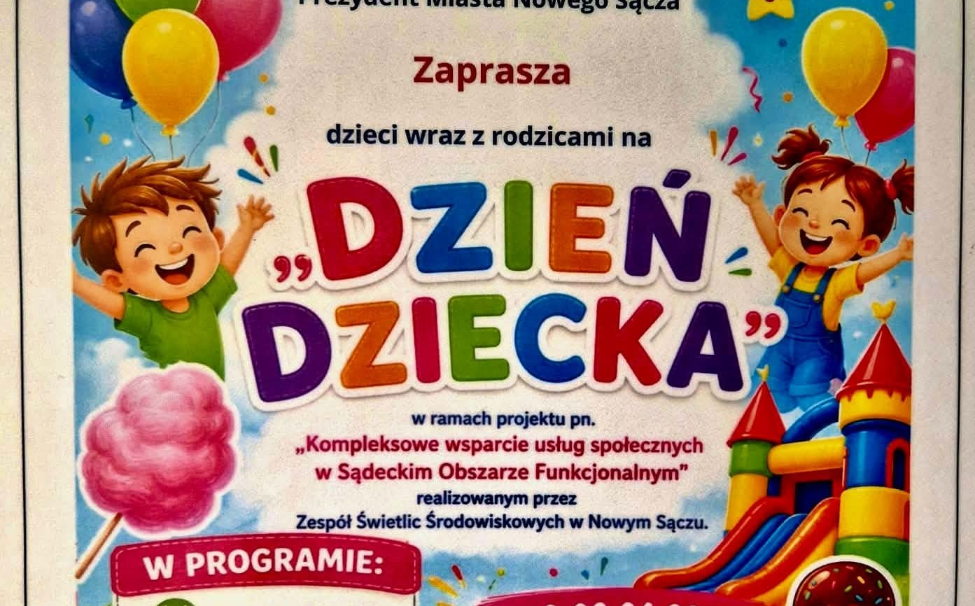 Plakat dnia dziecka 