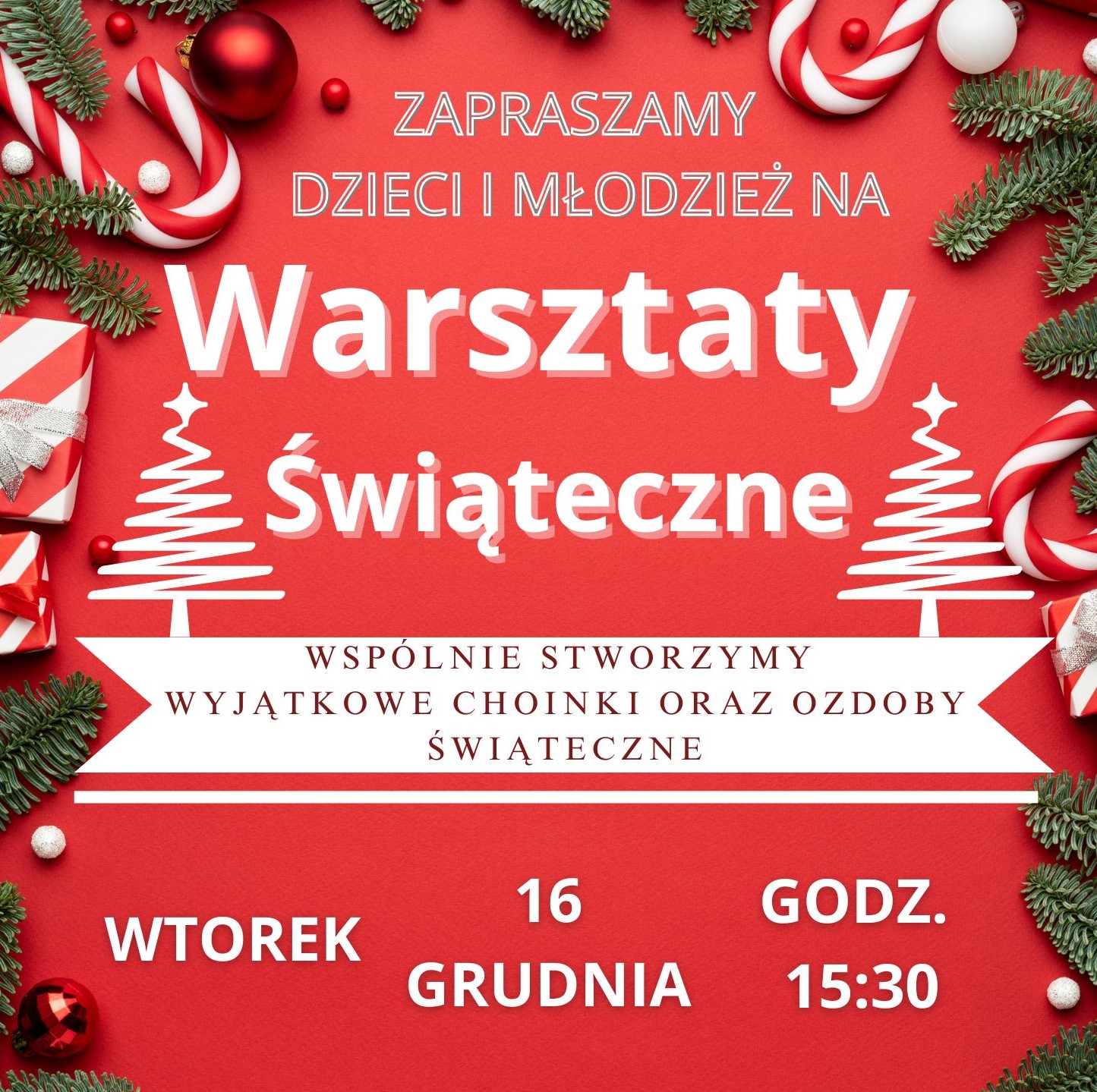 Plakat Warsztaty